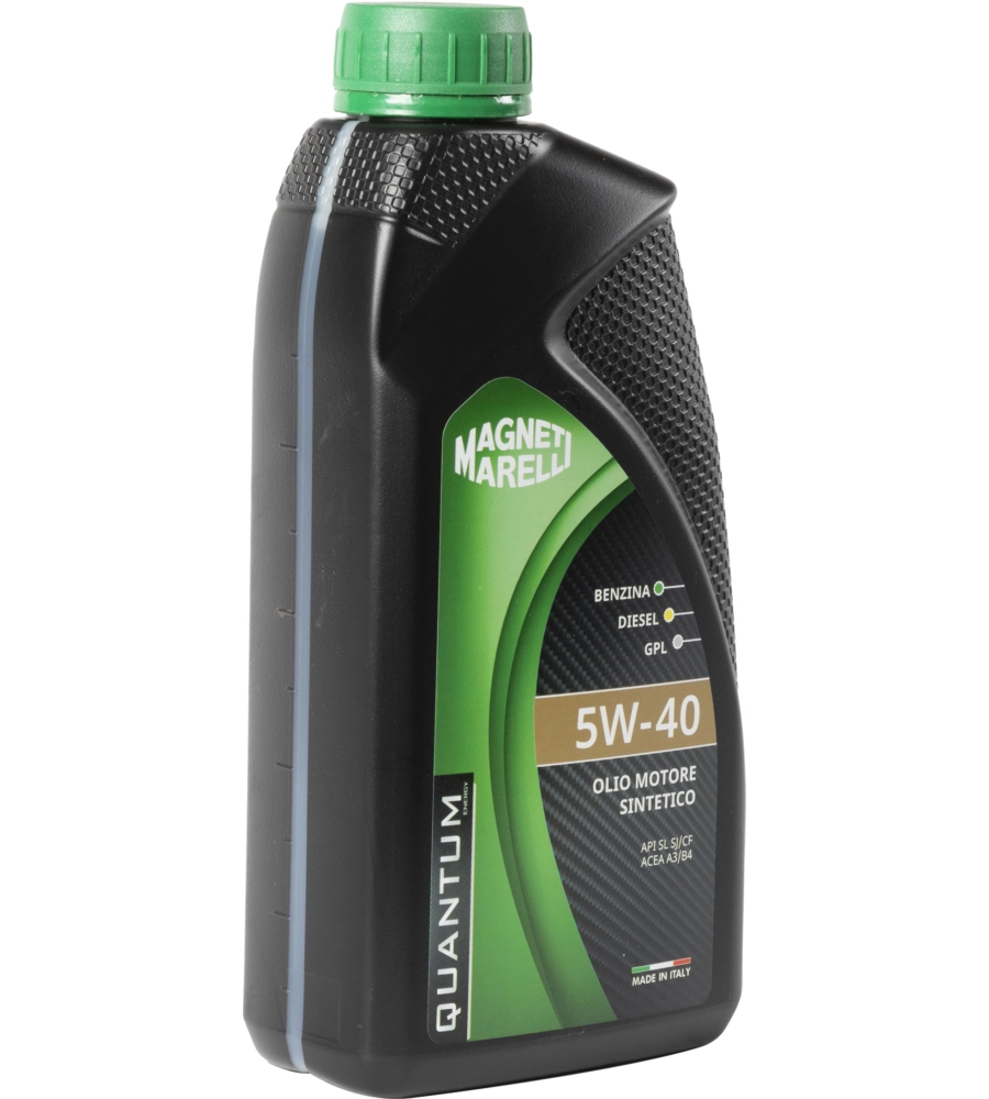 5 PEZZI OLIO QUANTUM MARELLI 5W40 SINTETICO 1LT